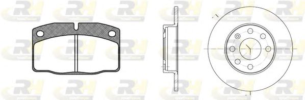 Set frana, frana disc