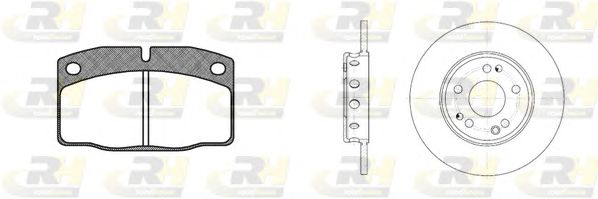 Set frana, frana disc