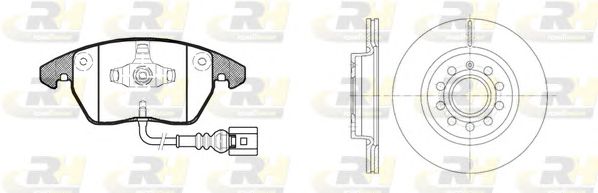 Set frana, frana disc