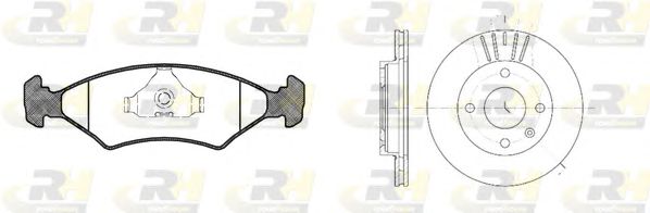 Set frana, frana disc