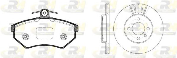 Set frana, frana disc