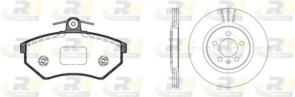 Set frana, frana disc