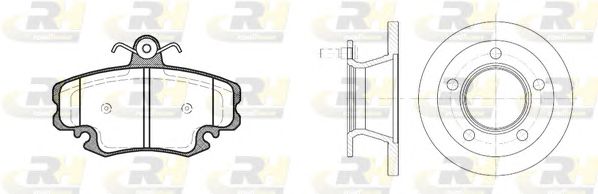 Set frana, frana disc