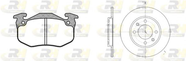 Set frana, frana disc