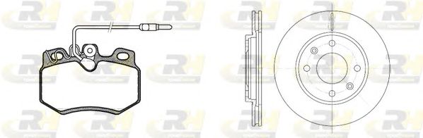 Set frana, frana disc