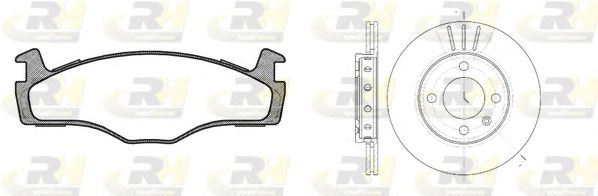 Set frana, frana disc