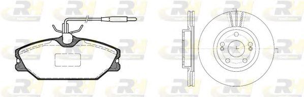 Set frana, frana disc