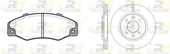 Set frana, frana disc