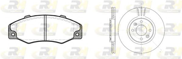 Set frana, frana disc