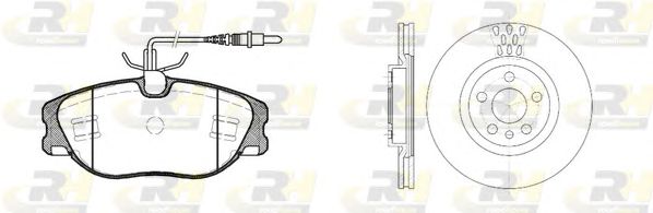 Set frana, frana disc