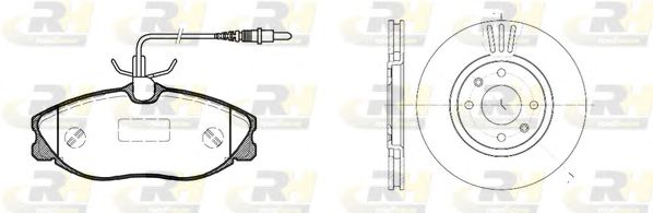 Set frana, frana disc