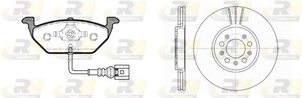 Set frana, frana disc