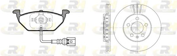 Set frana, frana disc