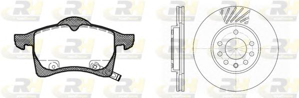 Set frana, frana disc