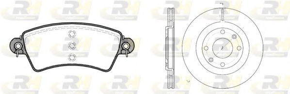 Set frana, frana disc