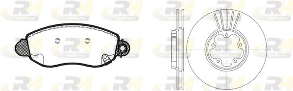 Set frana, frana disc