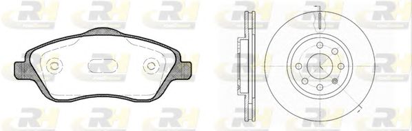 Set frana, frana disc