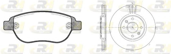 Set frana, frana disc