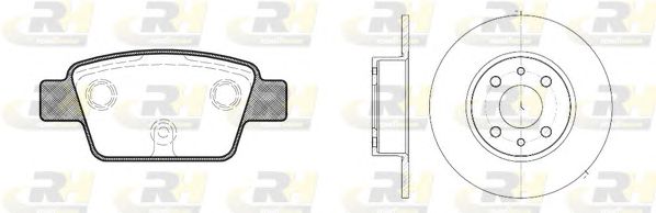 Set frana, frana disc