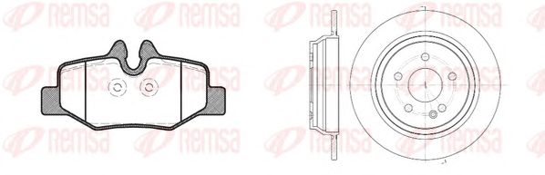 Set frana, frana disc