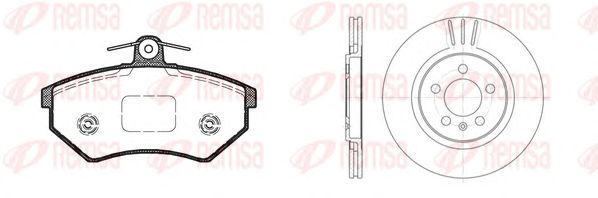 Set frana, frana disc