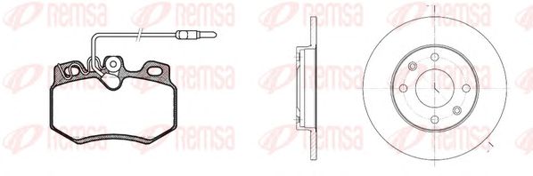 Set frana, frana disc