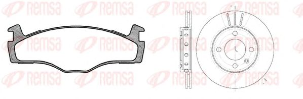 Set frana, frana disc