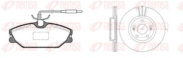 Set frana, frana disc