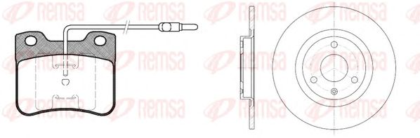 Set frana, frana disc