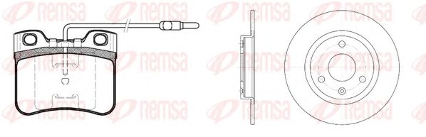 Set frana, frana disc