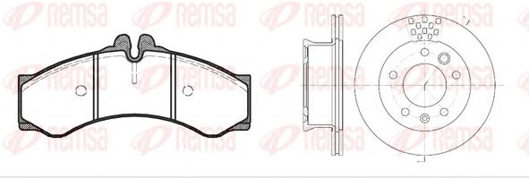 Set frana, frana disc