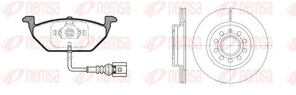 Set frana, frana disc