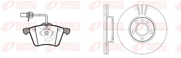 Set frana, frana disc