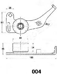 Mecanism tensionare, curea distributie