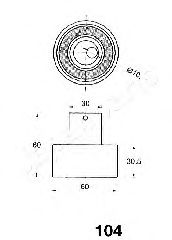 Mecanism tensionare, curea distributie