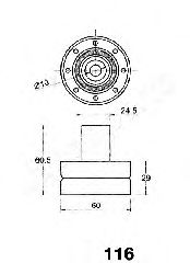 Mecanism tensionare, curea distributie NISSAN SUNNY 2,0D -95