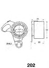 Mecanism tensionare, curea distributie TOYOTA HI-ACE 2,4D 89-