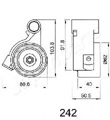 Mecanism tensionare, curea distributie TOYOTA 3,0 4RUNNER 89-