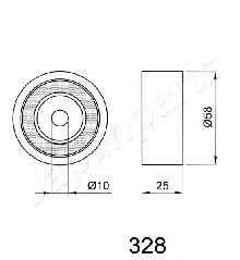 Mecanism tensionare, curea distributie MAZDA 626D 98-