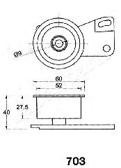 Mecanism tensionare, curea distributie SUBARU LEONE 1,8