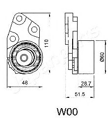 Mecanism tensionare, curea distributie DAEWOO 1,5/1,6 16V