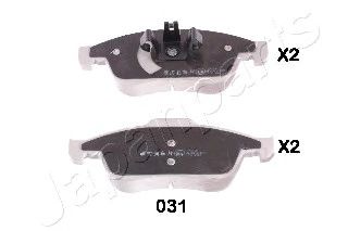 set placute frana,frana disc RENAULT MEGANE 08-