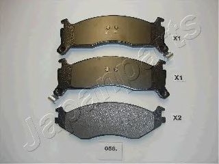 set placute frana,frana disc CHRYSLER VOYAGER 90-95