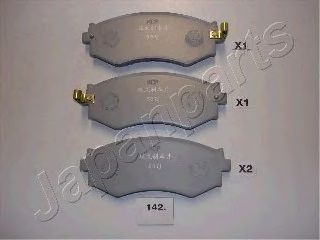 set placute frana,frana disc NISSAN PRIMERA COMBI 90-