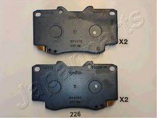 set placute frana,frana disc TOYOTA HI-LUX 3,0D-4D 06-