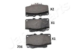 set placute frana,frana disc TOYOTA LAND CRUISER 2,4/2,4D 88-