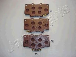 set placute frana,frana disc TOYOTA 4RUNNER 3,0 V6 90-