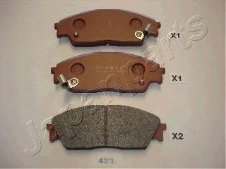 set placute frana,frana disc HONDA CIVIC -92/CRX -92