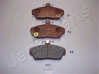 set placute frana,frana disc ROVER 400 90-