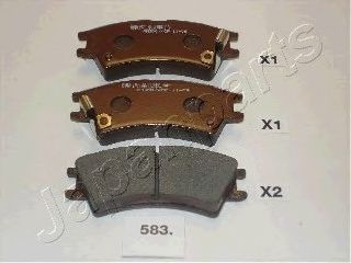 set placute frana,frana disc HYUNDAI ATOS 98-